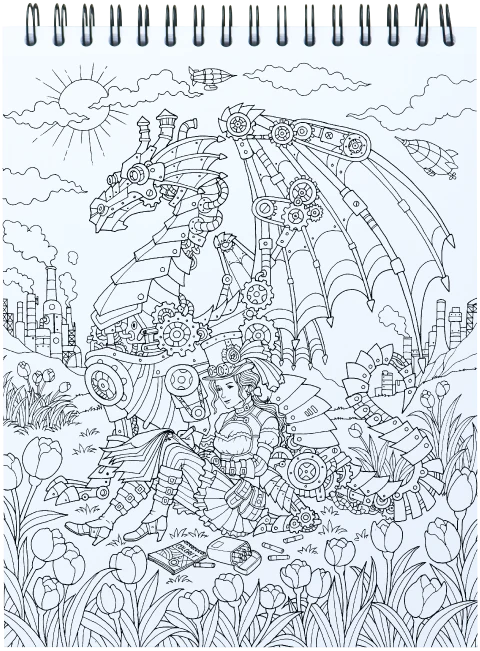 Colorful World of Steampunk Illustrated By Hasby Mubarok - Image 2