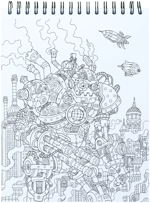 Colorful World of Steampunk Illustrated By Hasby Mubarok - Image 5