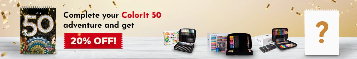 ColorIt 50 + 1 Coloring Kit + 1 Book - Image 2