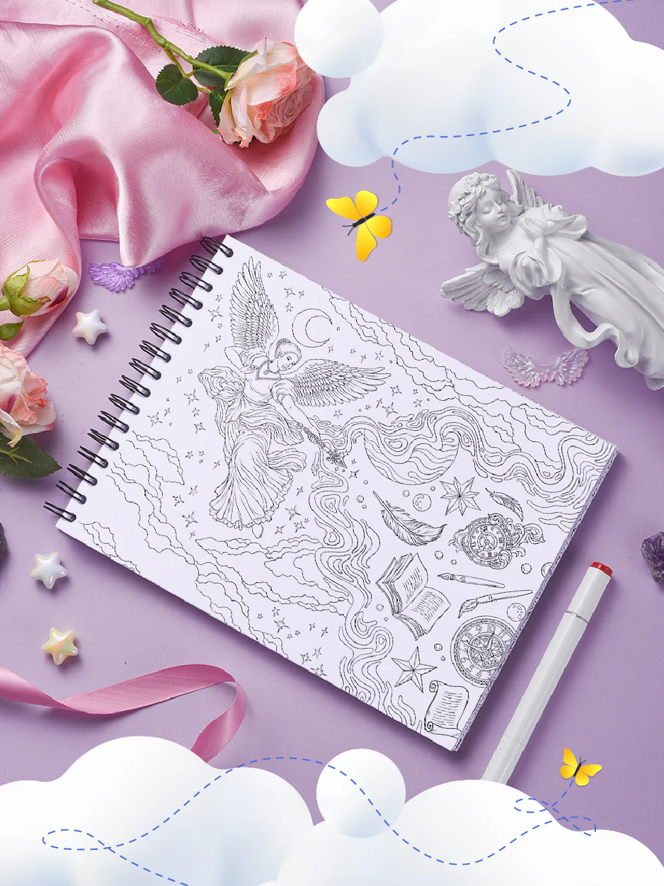 ColorIt Angels Illustrated By Hasby Mubarok - Image 2