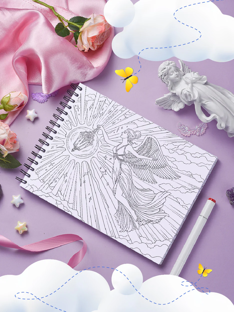ColorIt Angels Illustrated By Hasby Mubarok - Image 3