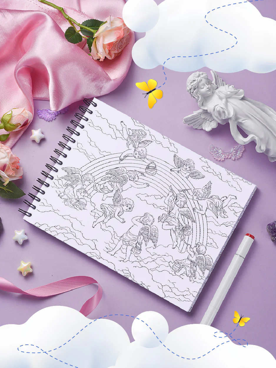 ColorIt Angels Illustrated By Hasby Mubarok - Image 4