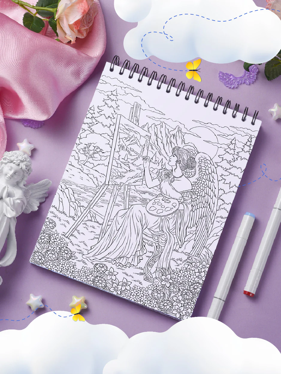 ColorIt Angels Illustrated By Hasby Mubarok - Image 5