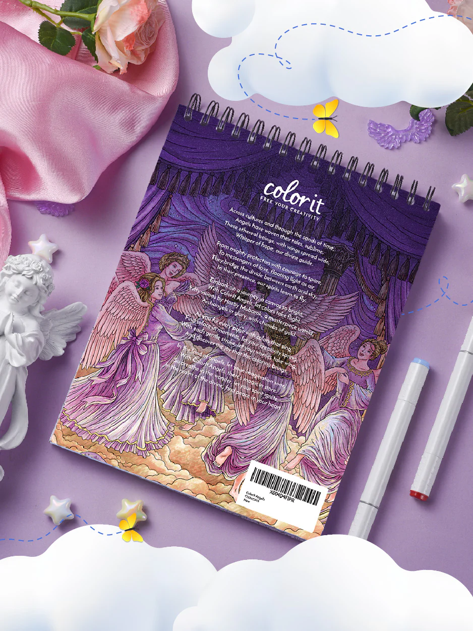 ColorIt Angels Illustrated By Hasby Mubarok - Image 8