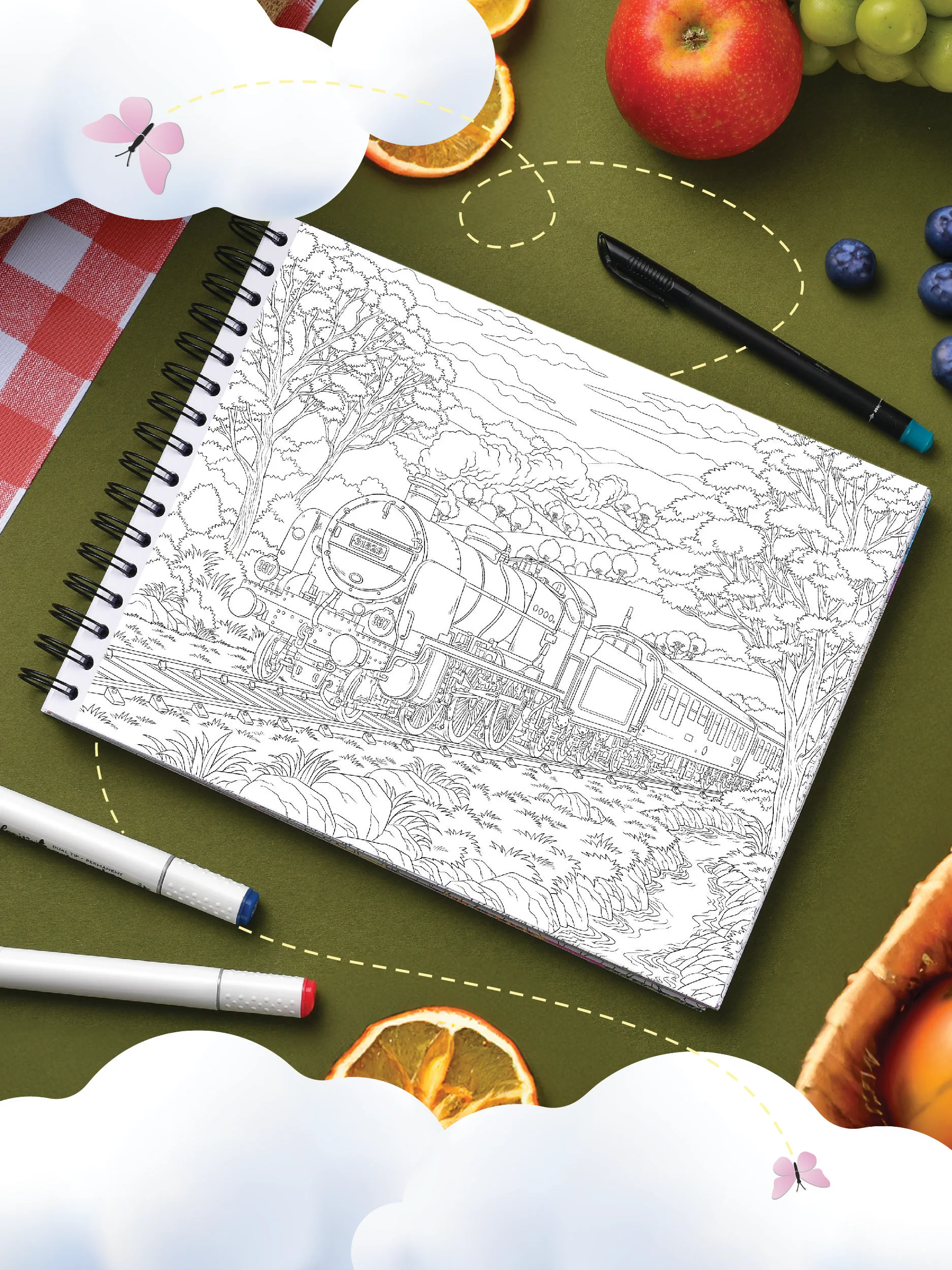 ColorIt Colorful Harvest Coloring Book for Adults Illustrated By Hasby Mubarok - Image 2
