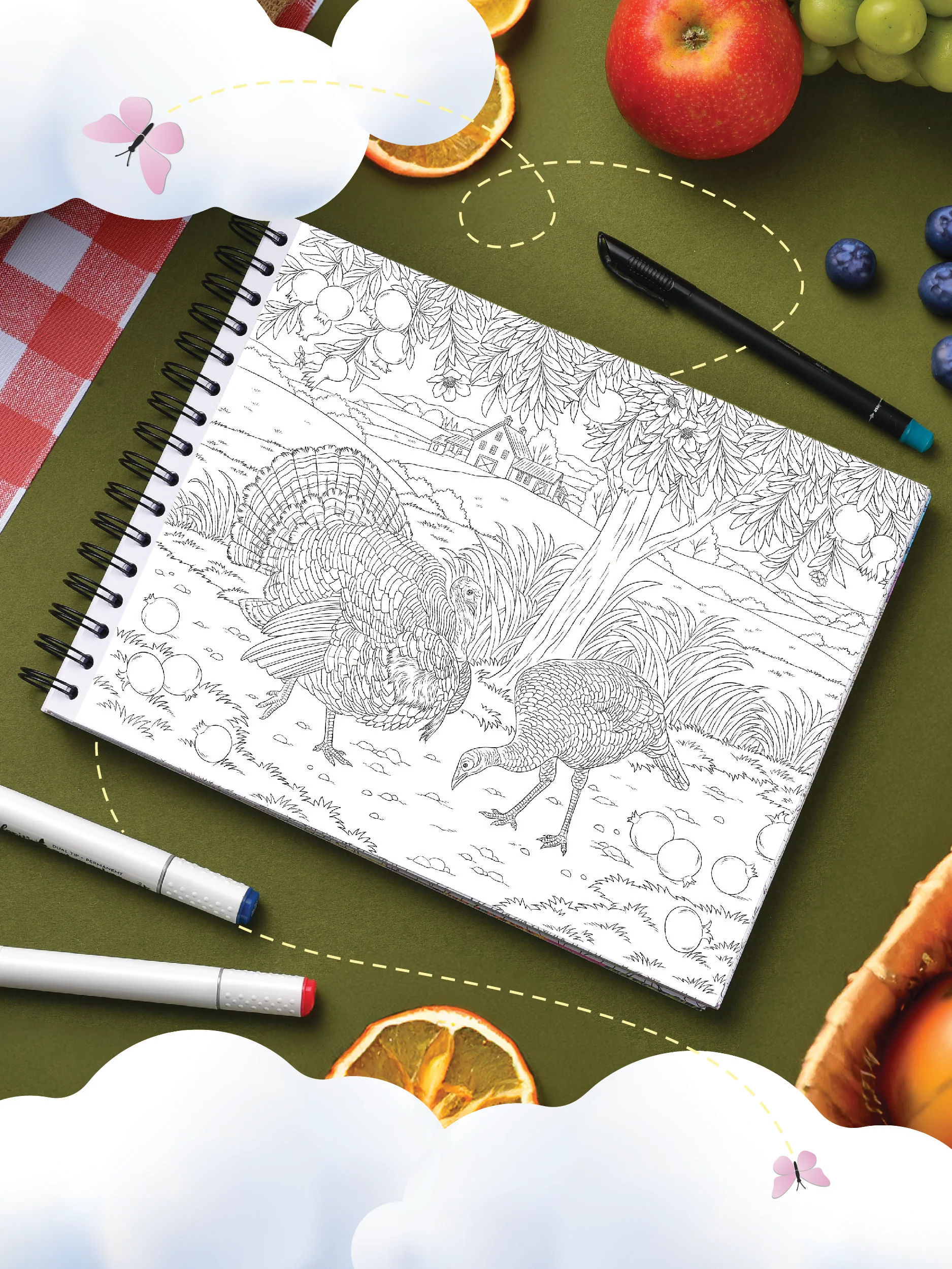 ColorIt Colorful Harvest Coloring Book for Adults Illustrated By Hasby Mubarok - Image 4