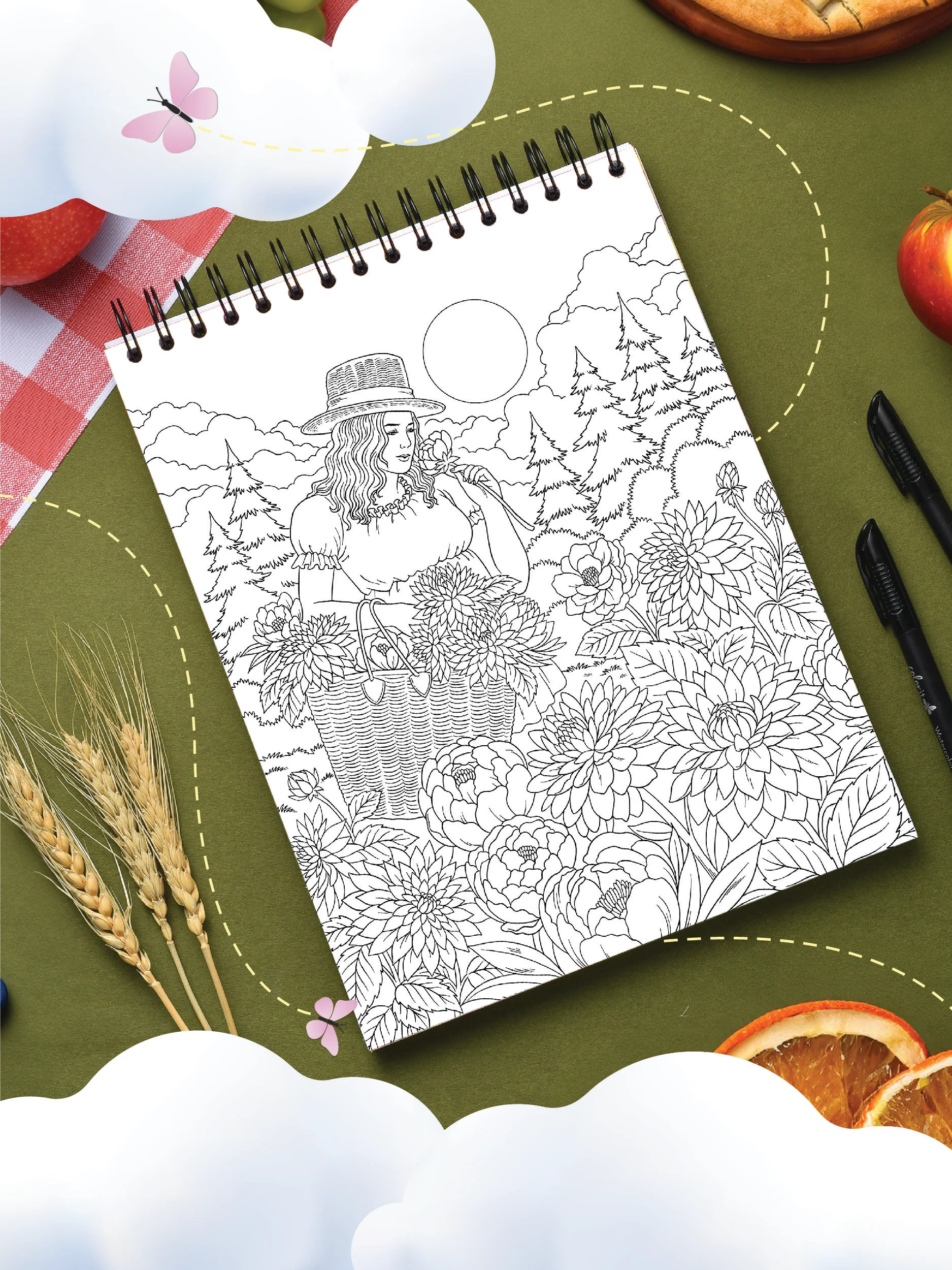 ColorIt Colorful Harvest Coloring Book for Adults Illustrated By Hasby Mubarok - Image 7