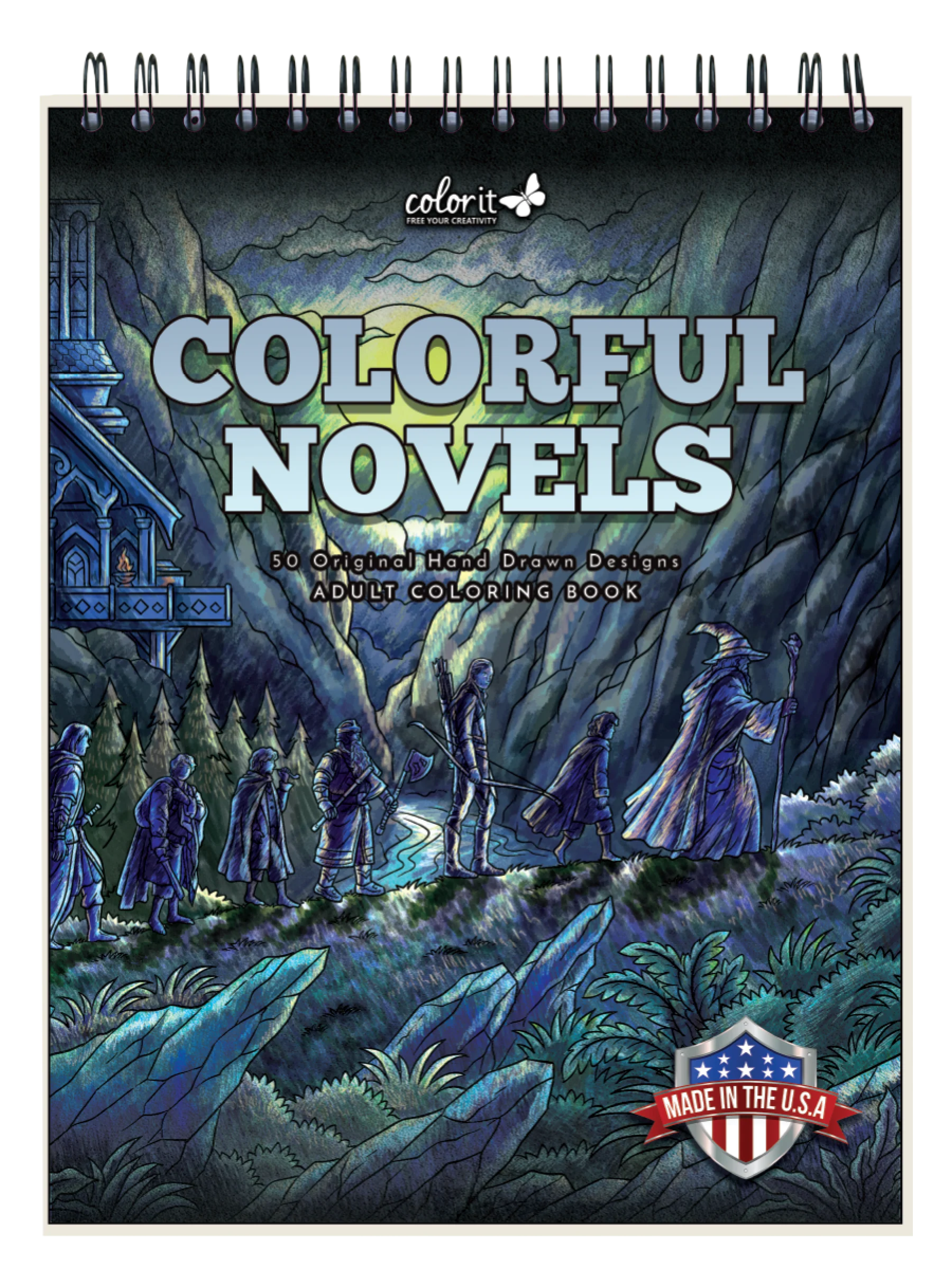 ColorIt Colorful Novels Coloring Book for Adults by Hasby Mubarok