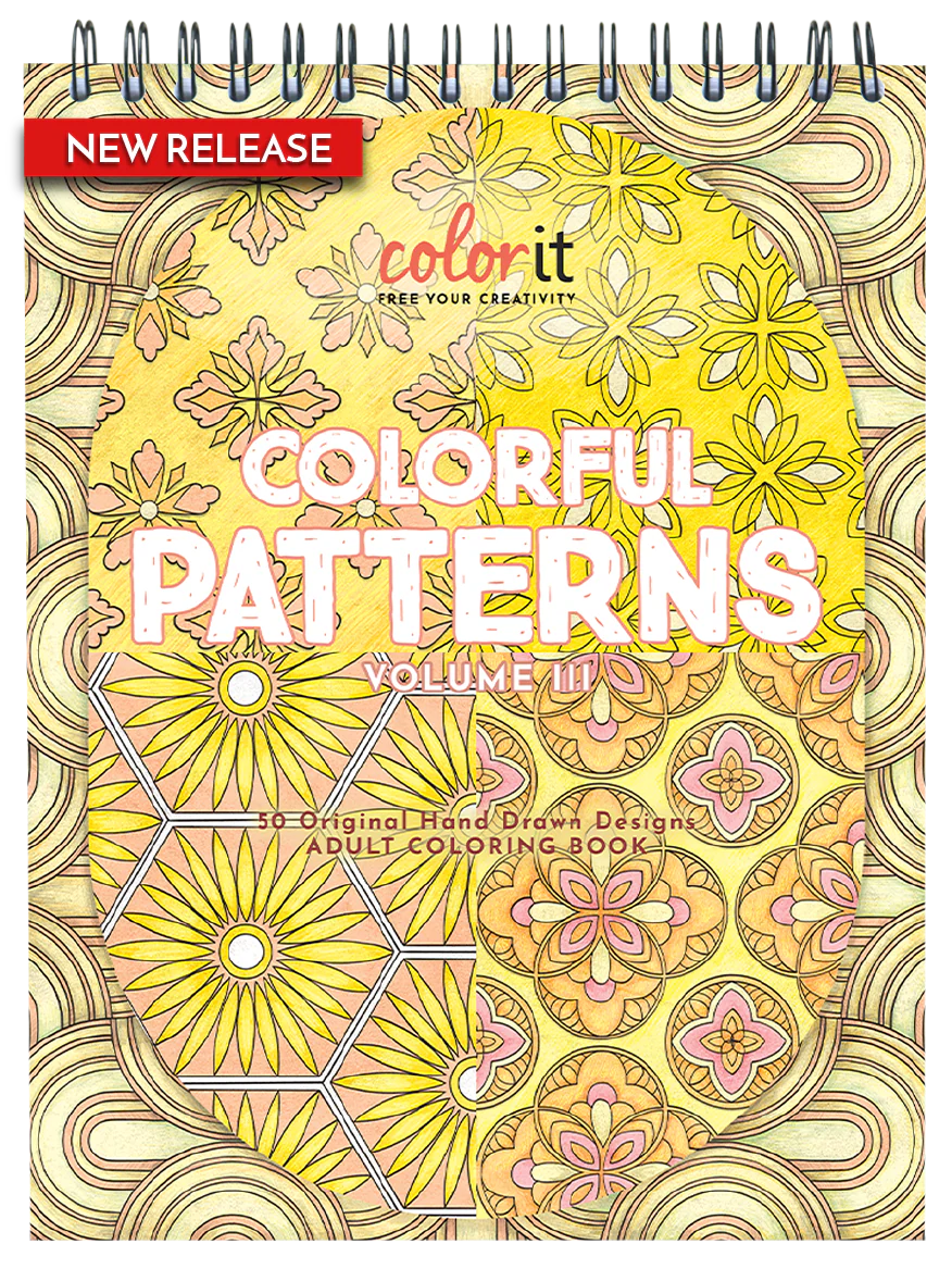 ColorIt Colorful Patterns, Volume III Illustrated By Terbit Basuki