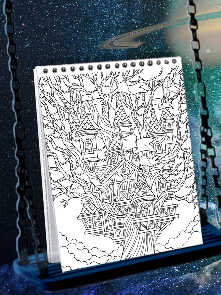 ColorIt Dreamland Coloring Book for Adults - Love and Hate Cover by Jackielou Pareja - Image 3