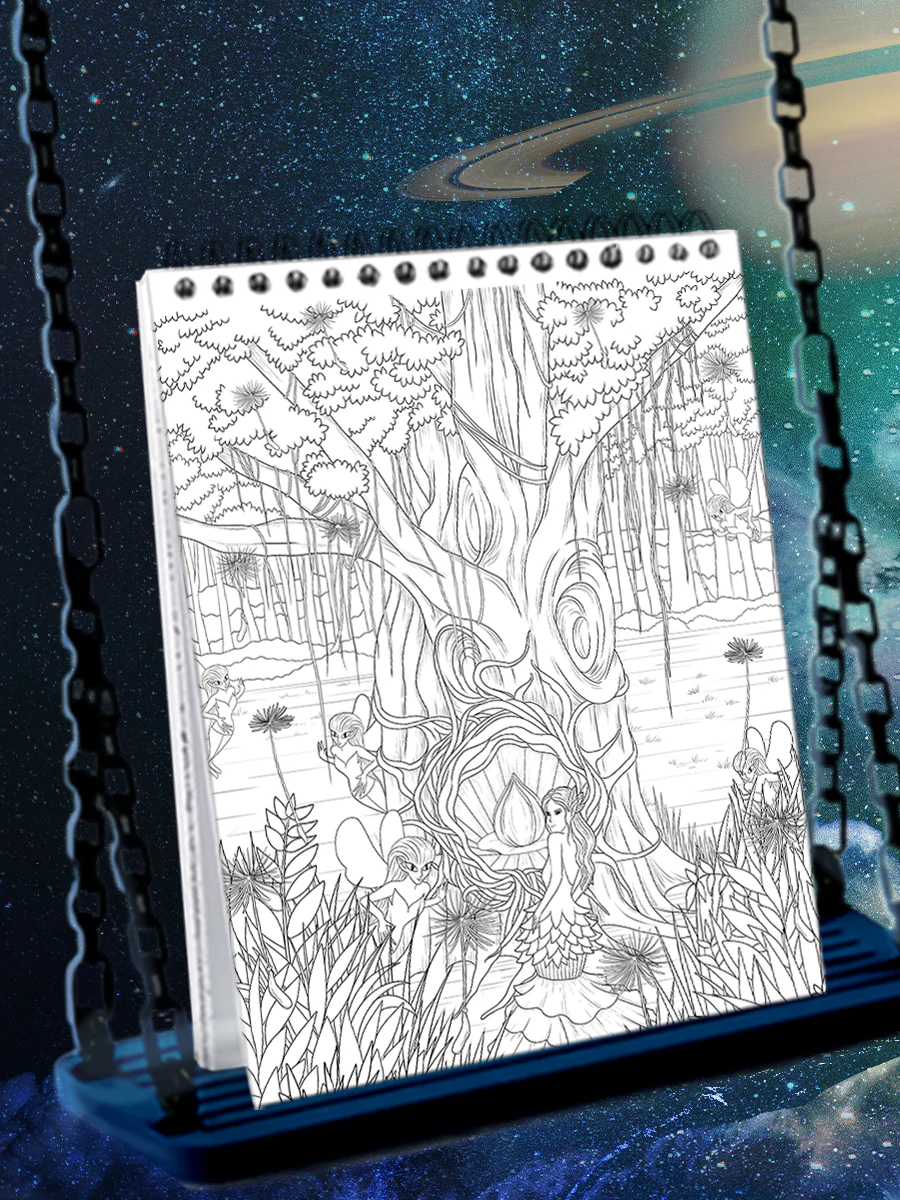 ColorIt Dreamland Coloring Book for Adults - Love and Hate Cover by Jackielou Pareja - Image 4