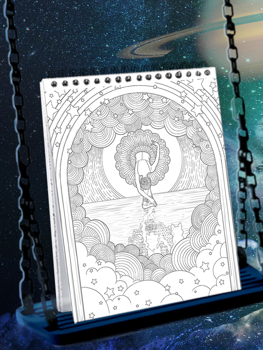 ColorIt Dreamland Coloring Book for Adults - Love and Hate Cover by Jackielou Pareja - Image 5