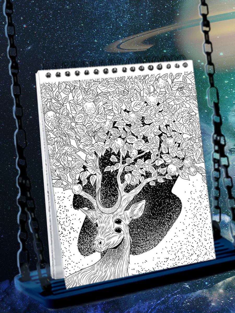 ColorIt Dreamland Coloring Book for Adults - Love and Hate Cover by Jackielou Pareja - Image 6