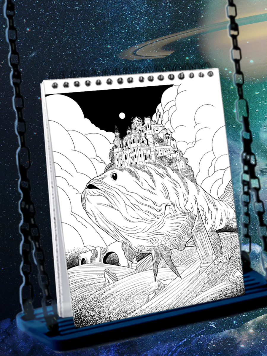 ColorIt Dreamland Coloring Book for Adults - Love and Hate Cover by Jackielou Pareja - Image 7