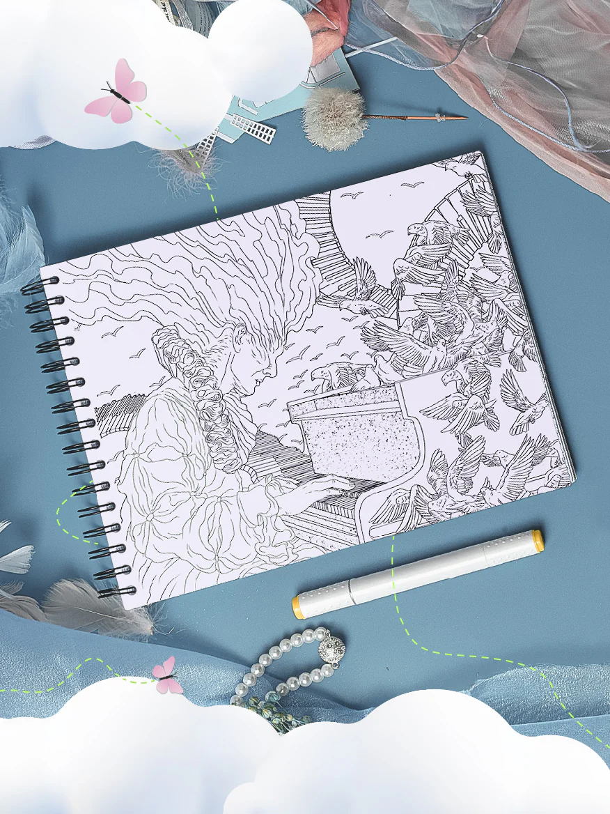 ColorIt Dreamland, Volume II Coloring Book for Adults Illustrated By Kring Demetrio, Hasby Mubarok, and Jackielou Pareja - Image 2