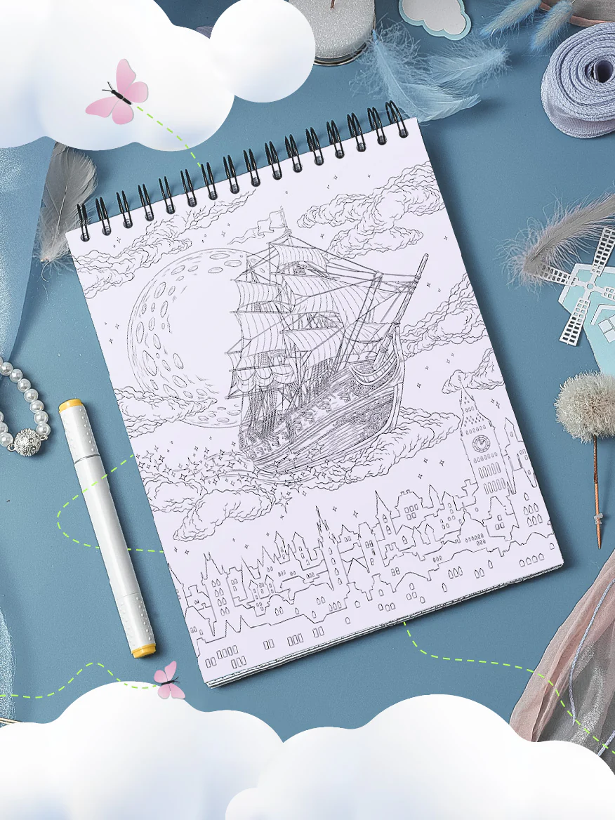 ColorIt Dreamland, Volume II Coloring Book for Adults Illustrated By Kring Demetrio, Hasby Mubarok, and Jackielou Pareja - Image 3