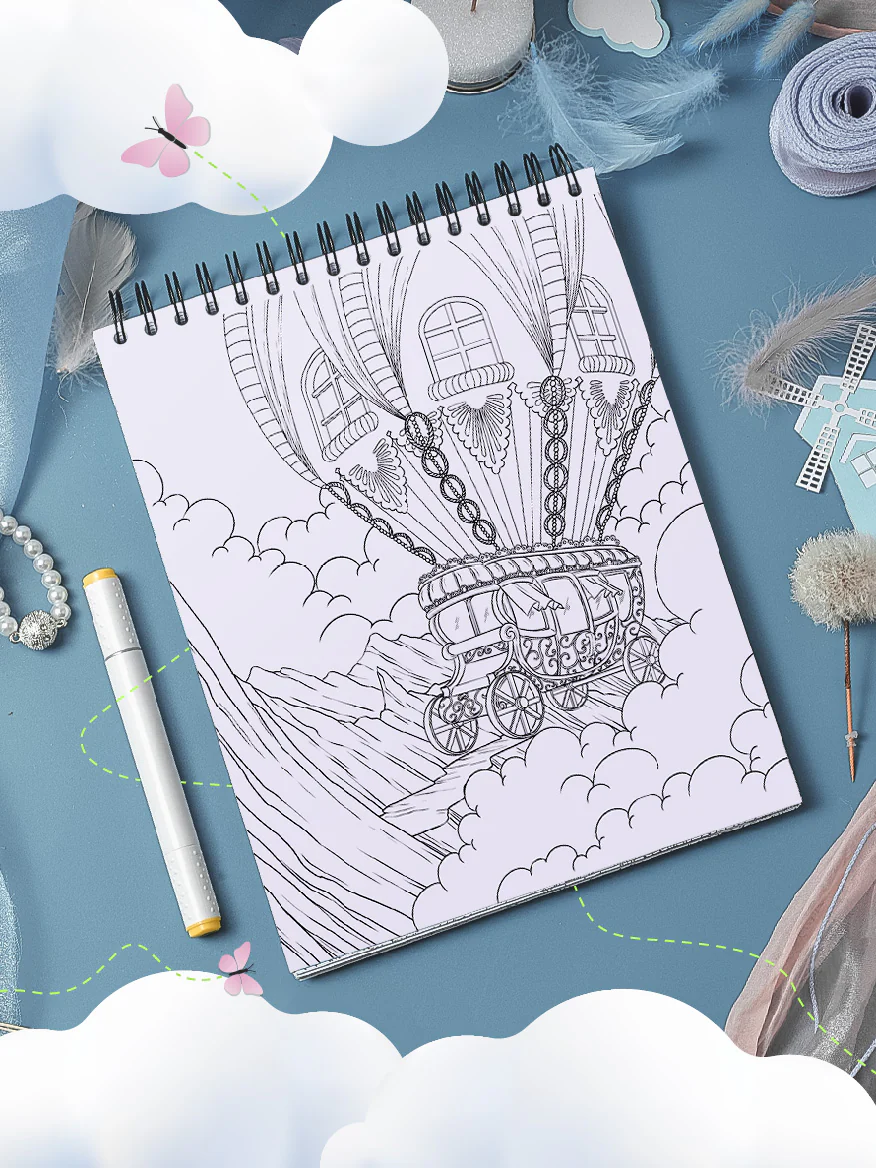 ColorIt Dreamland, Volume II Coloring Book for Adults Illustrated By Kring Demetrio, Hasby Mubarok, and Jackielou Pareja - Image 4