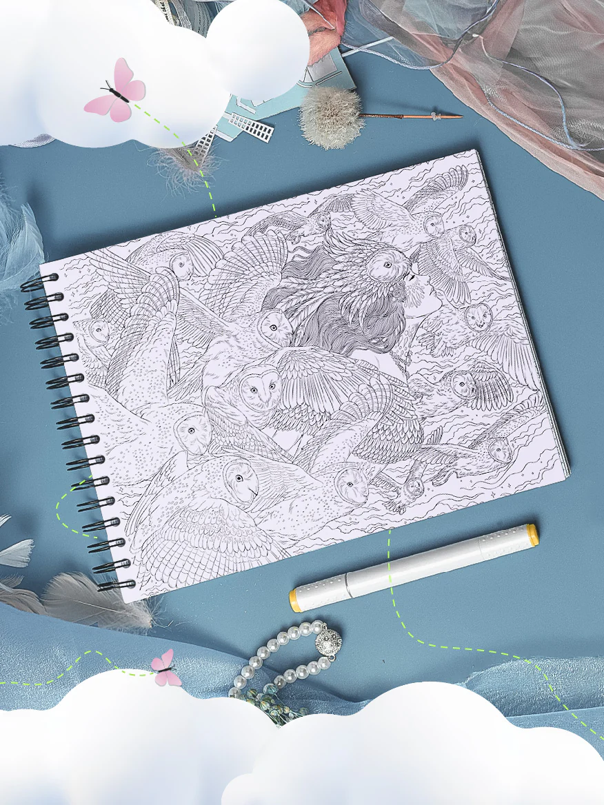 ColorIt Dreamland, Volume II Coloring Book for Adults Illustrated By Kring Demetrio, Hasby Mubarok, and Jackielou Pareja - Image 5