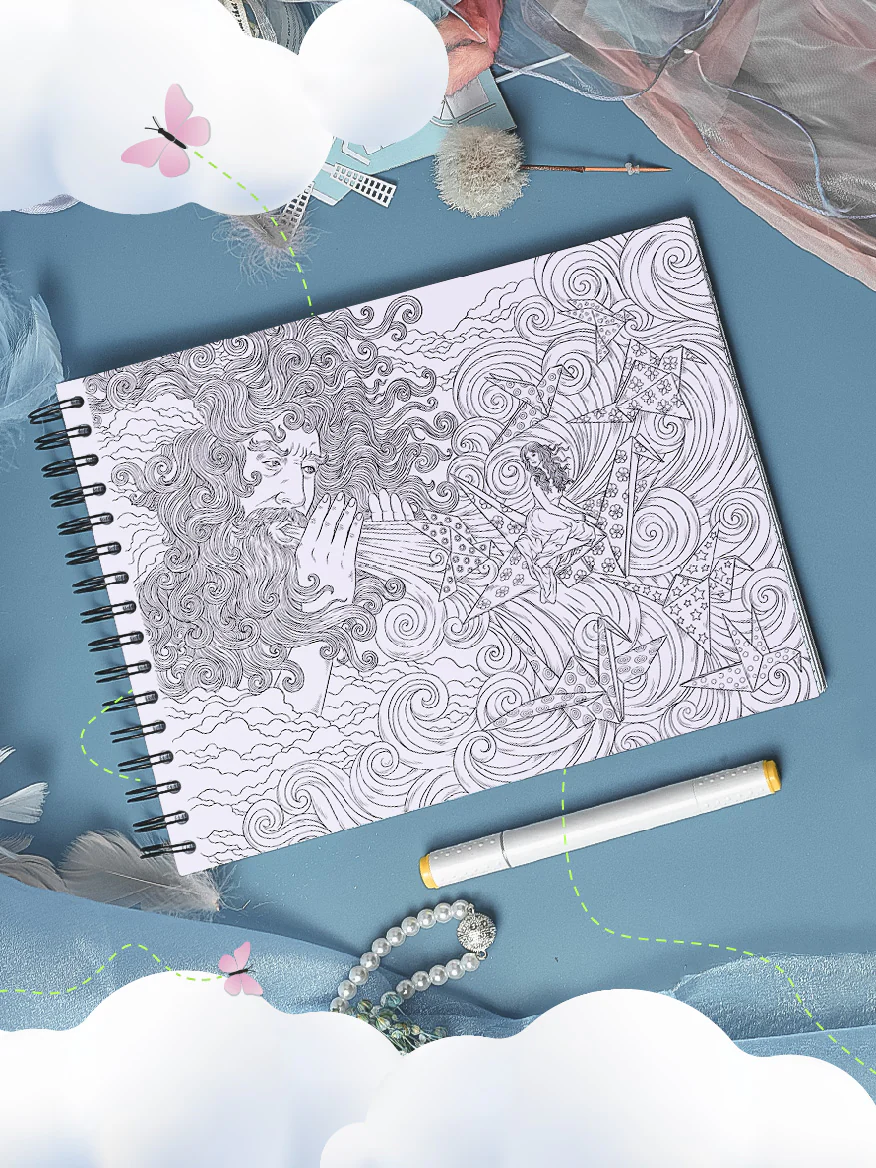 ColorIt Dreamland, Volume II Coloring Book for Adults Illustrated By Kring Demetrio, Hasby Mubarok, and Jackielou Pareja - Image 6