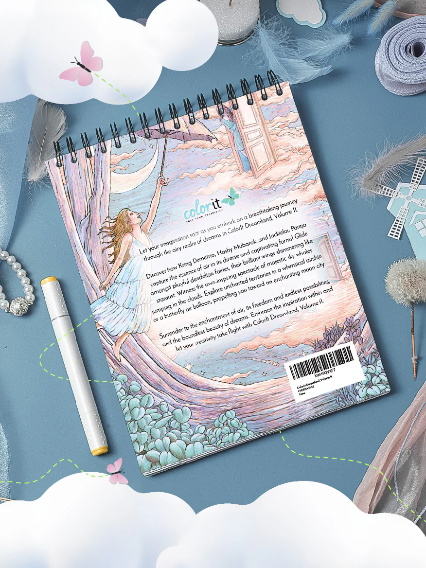 ColorIt Dreamland, Volume II Coloring Book for Adults Illustrated By Kring Demetrio, Hasby Mubarok, and Jackielou Pareja - Image 8