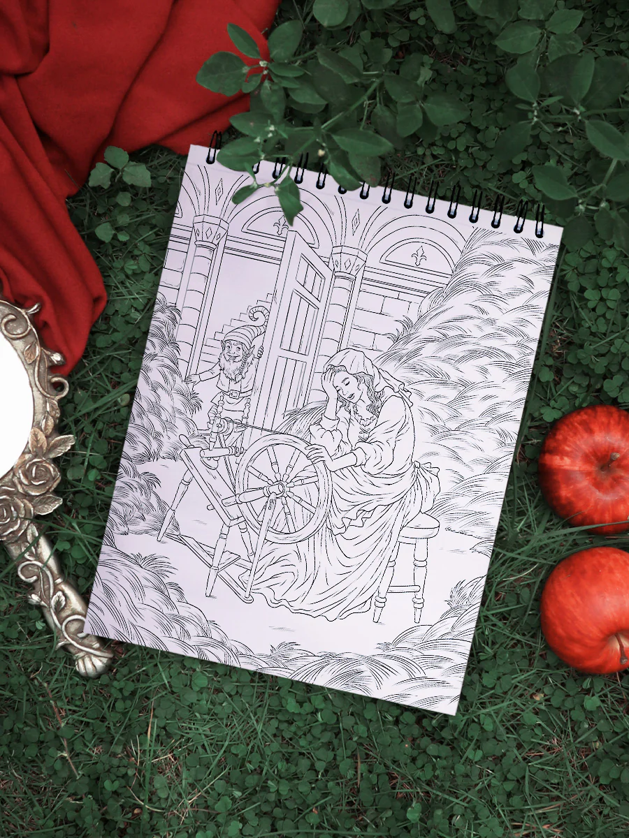 ColorIt Eerie Enchantment: Fairytale Origins Coloring Book for Adults Illustrated By Hasby Mubarok - Image 3