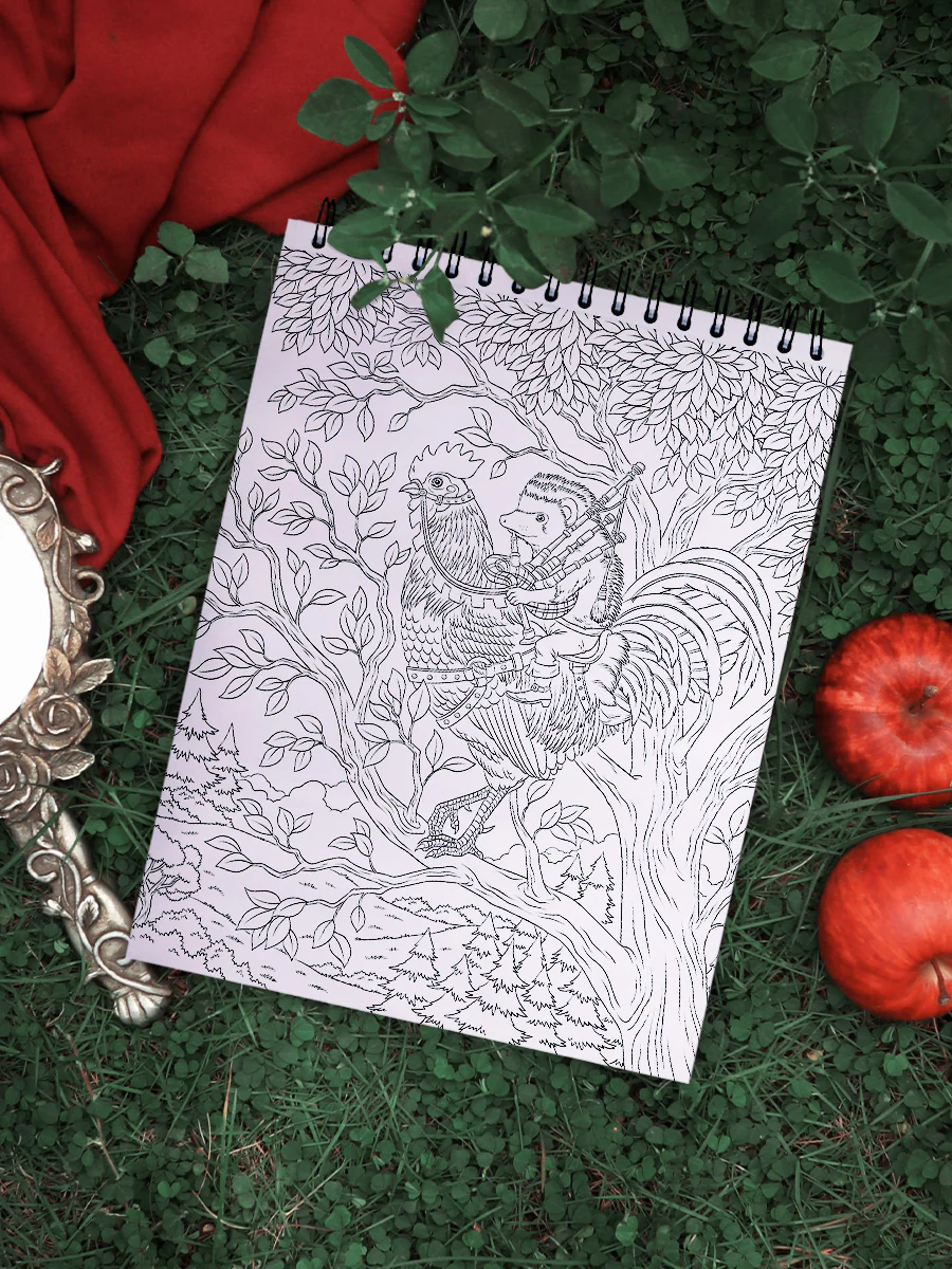 ColorIt Eerie Enchantment: Fairytale Origins Coloring Book for Adults Illustrated By Hasby Mubarok - Image 6