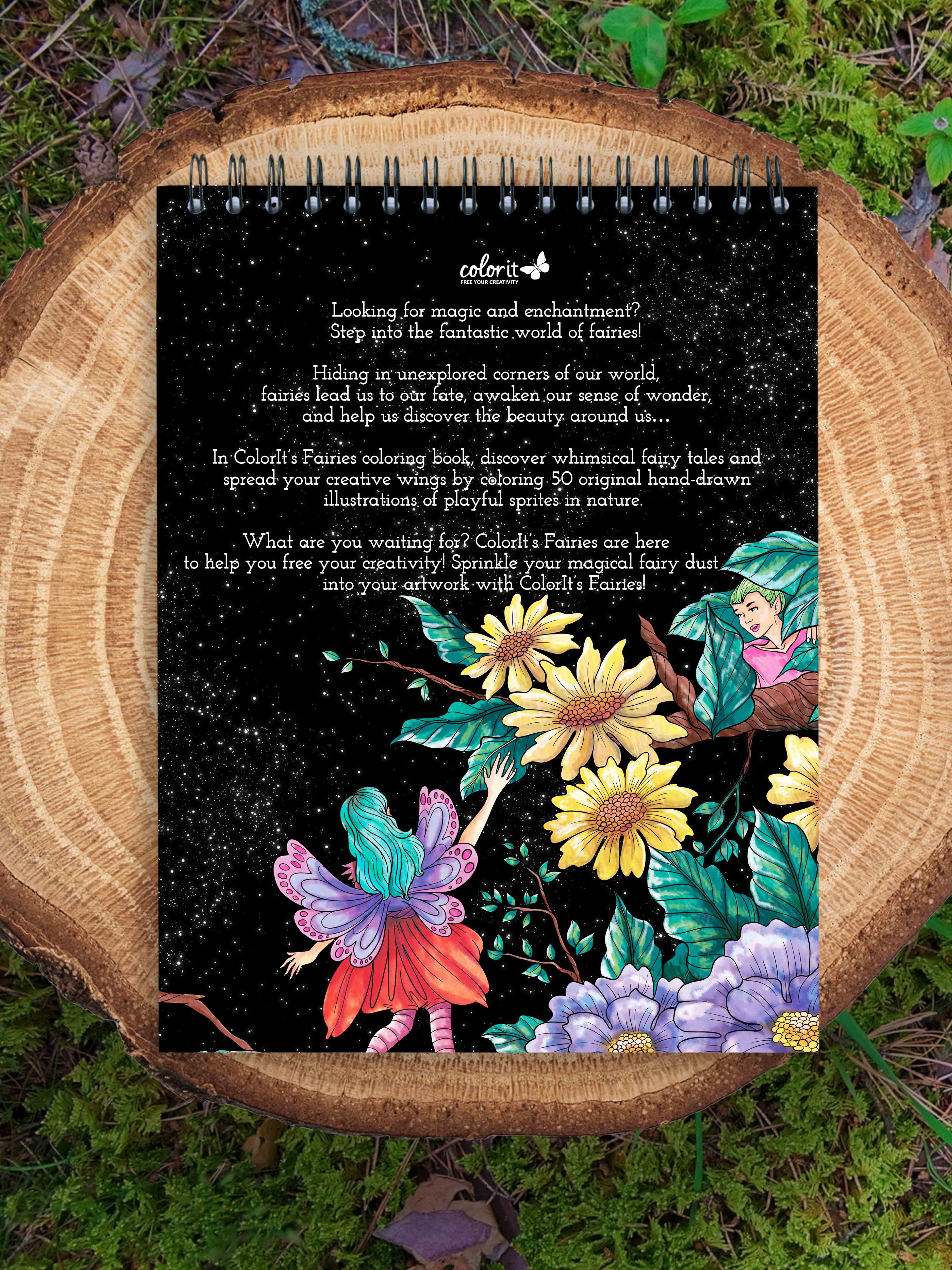 Fairies Coloring Book for Adults by Terbit Basuki - Image 7