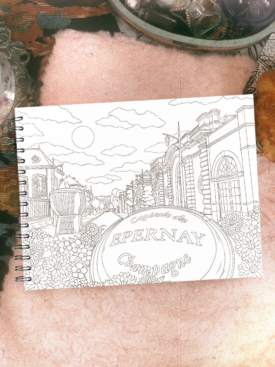 ColorIt France Coloring Book for Adults Illustrated By Hasby Mubarok - Image 5