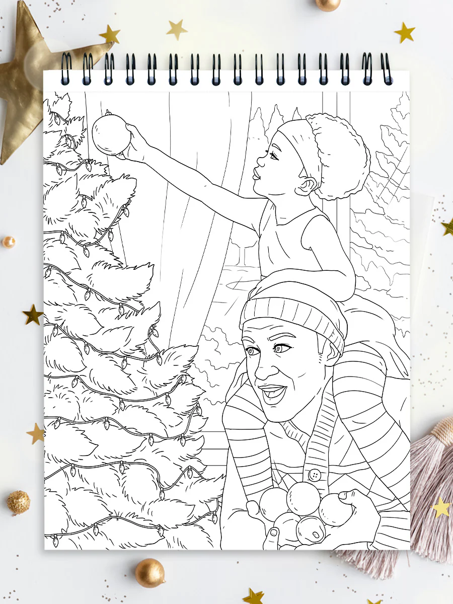 ColorIt Home for the Holidays Coloring Book for Adults by Patrick Bucoy and Jackielou Pareja - Image 2