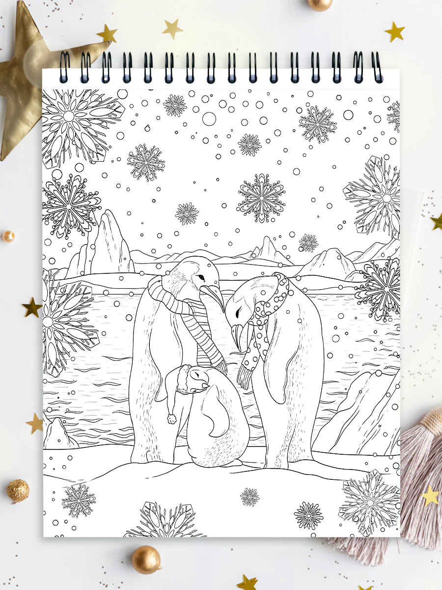 ColorIt Home for the Holidays Coloring Book for Adults by Patrick Bucoy and Jackielou Pareja - Image 3