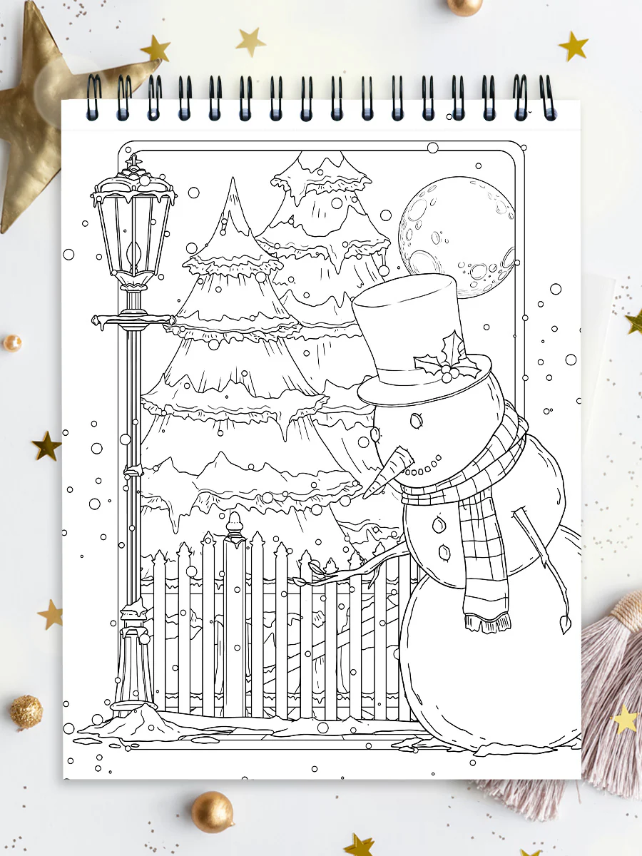 ColorIt Home for the Holidays Coloring Book for Adults by Patrick Bucoy and Jackielou Pareja - Image 4