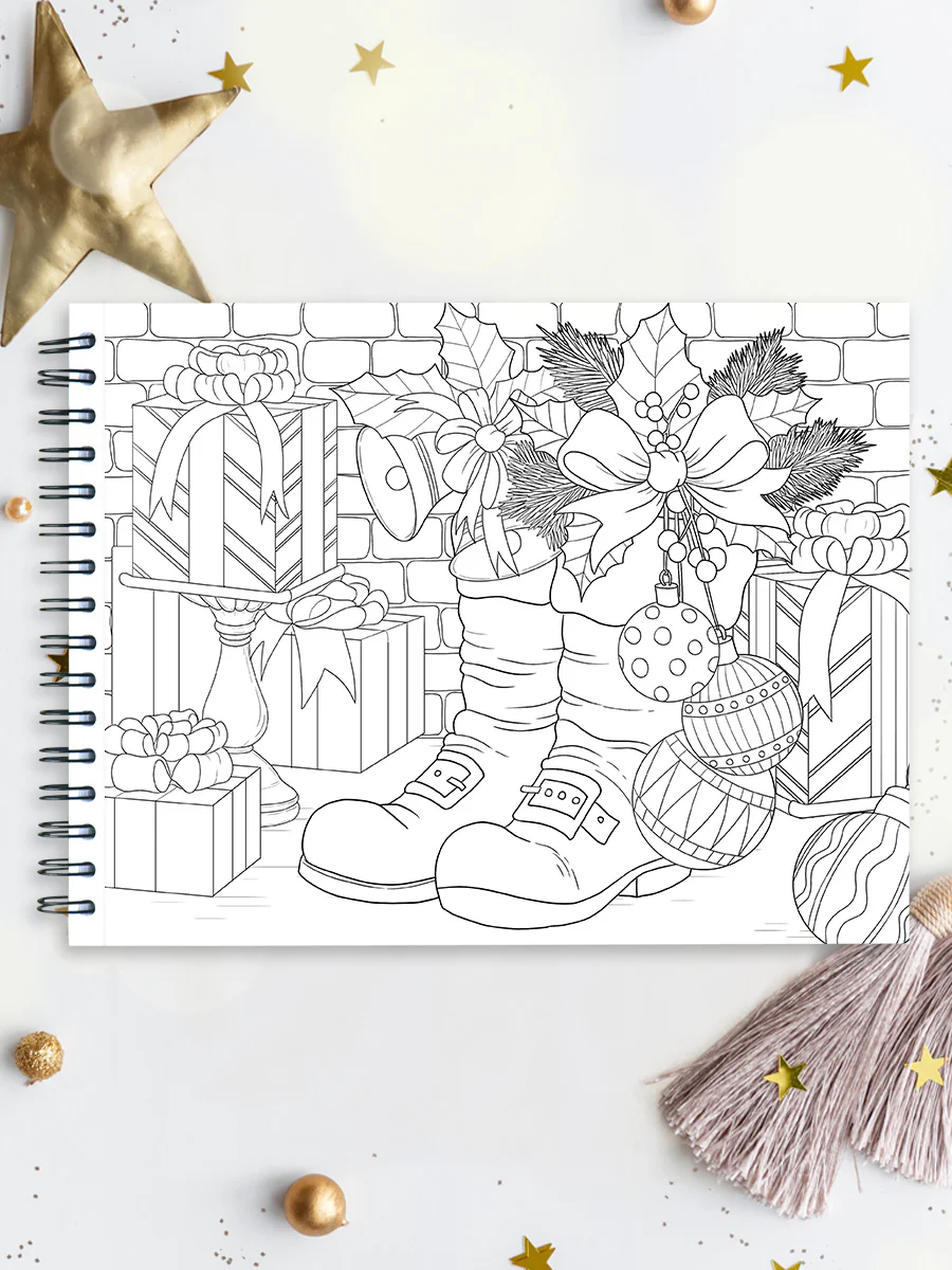 ColorIt Home for the Holidays Coloring Book for Adults by Patrick Bucoy and Jackielou Pareja - Image 7