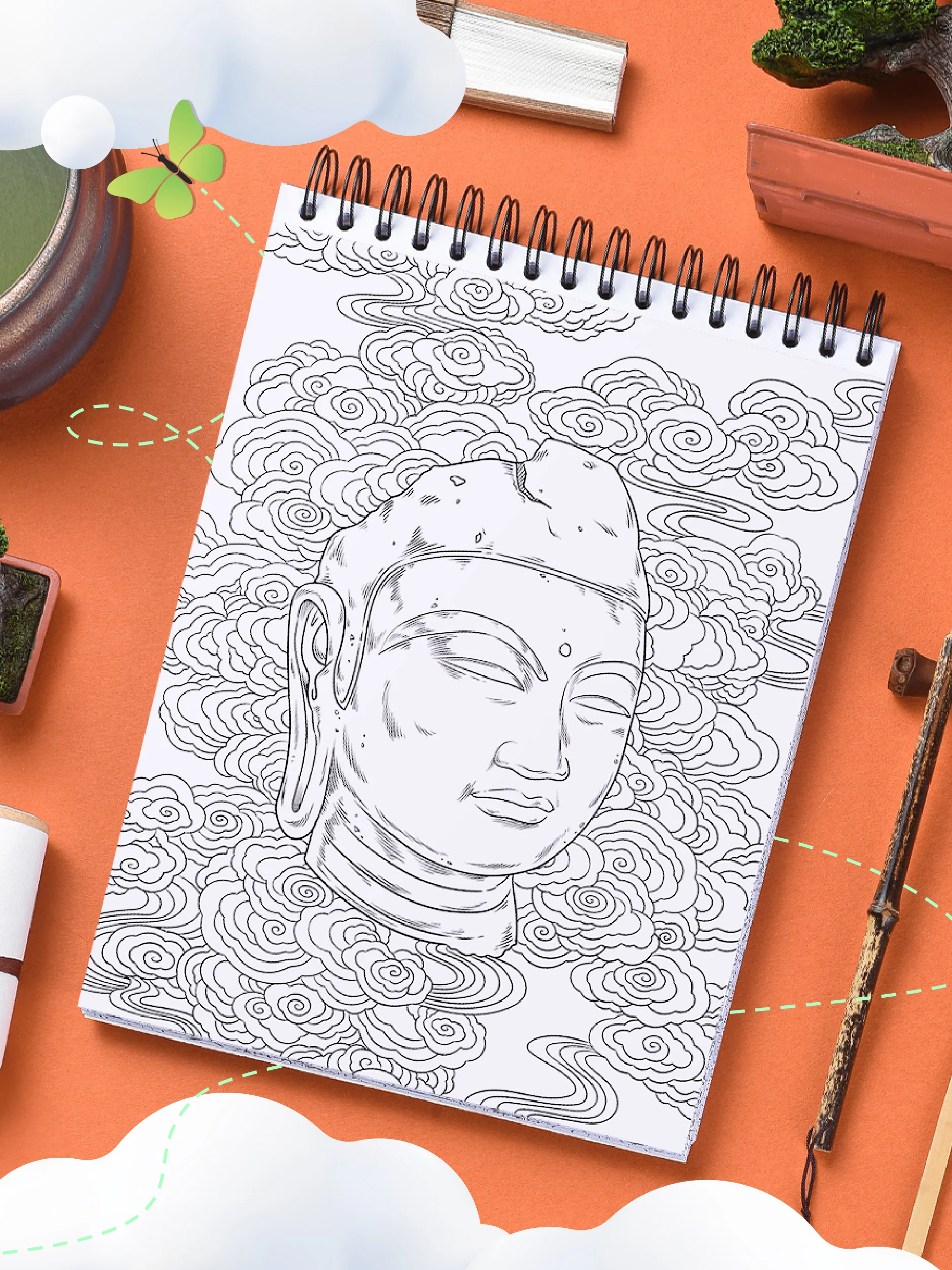 ColorIt Japan Coloring Book for Adults Illustrated By Hasby Mubarok - Image 2