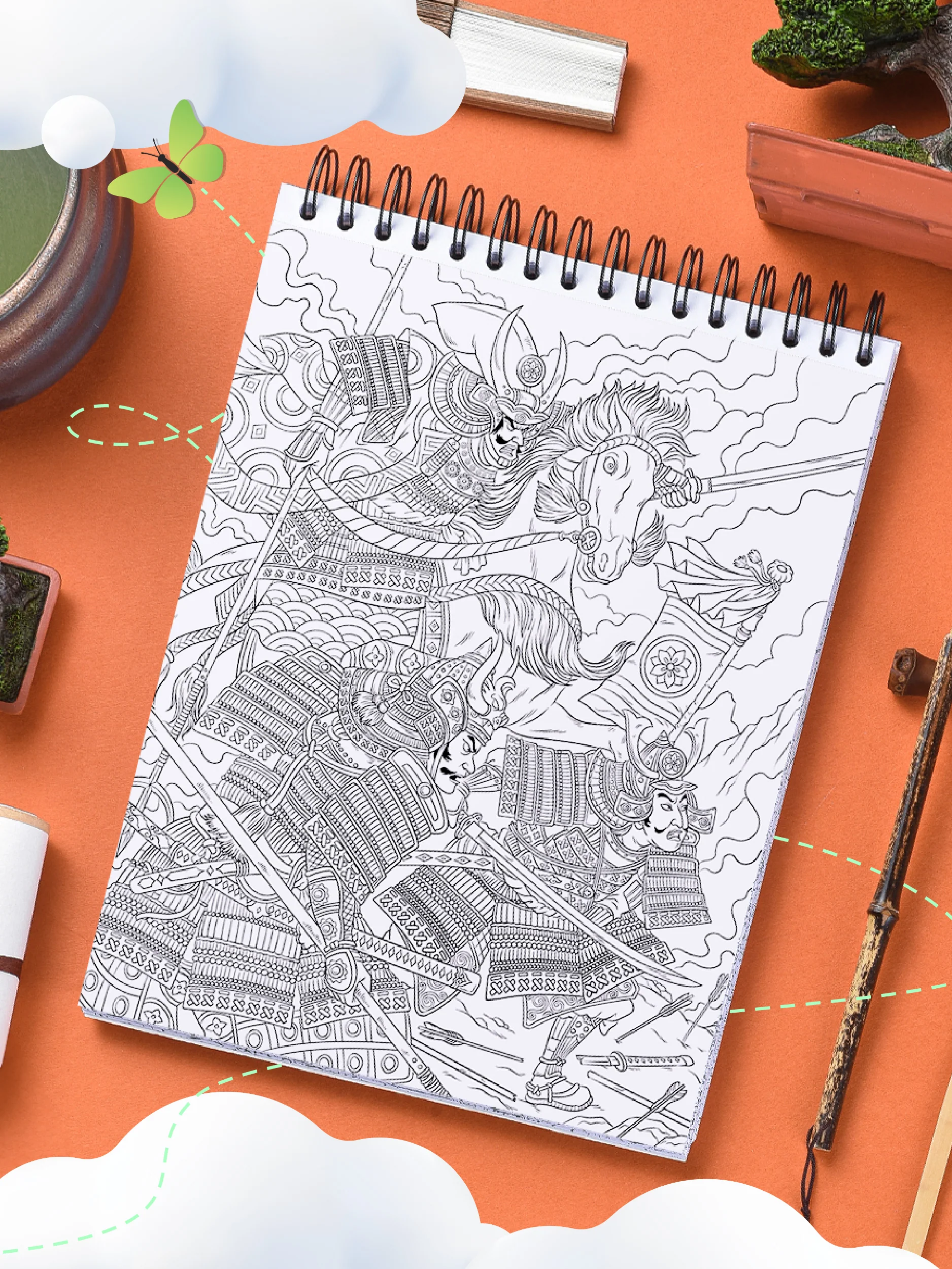 ColorIt Japan Coloring Book for Adults Illustrated By Hasby Mubarok - Image 3