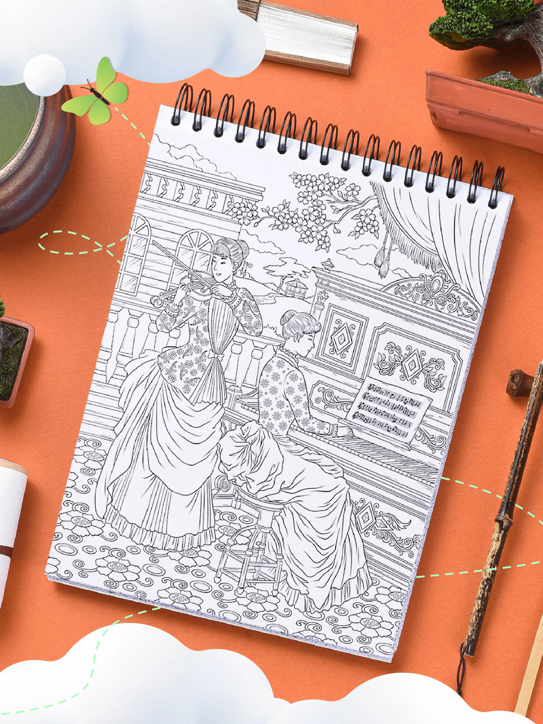 ColorIt Japan Coloring Book for Adults Illustrated By Hasby Mubarok - Image 4