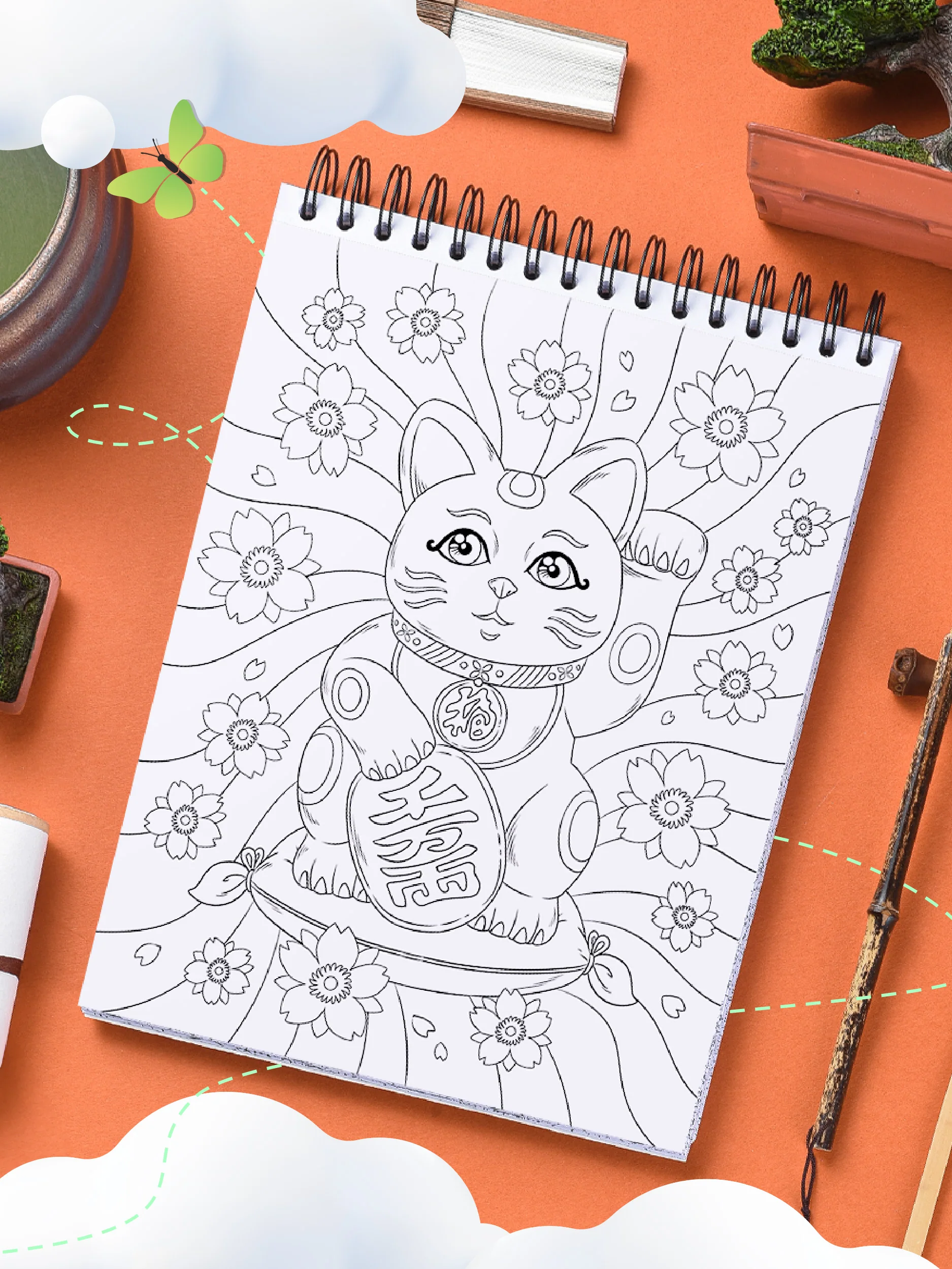 ColorIt Japan Coloring Book for Adults Illustrated By Hasby Mubarok - Image 5