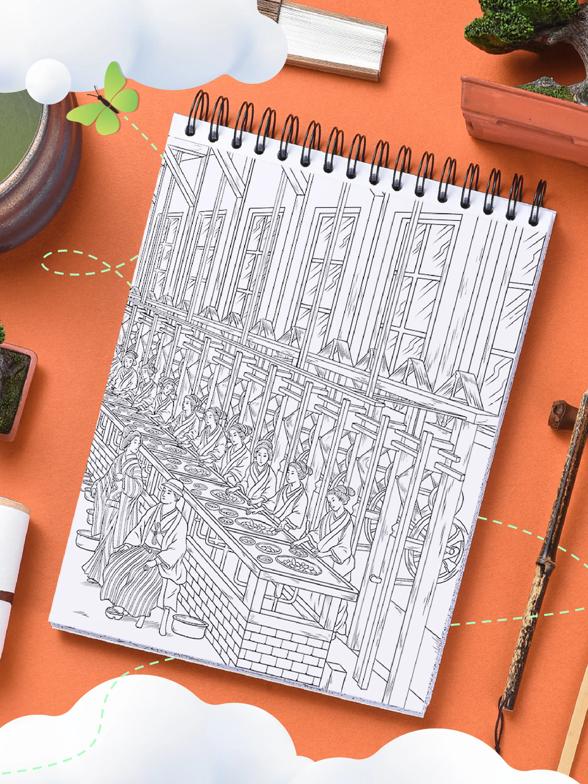 ColorIt Japan Coloring Book for Adults Illustrated By Hasby Mubarok - Image 7