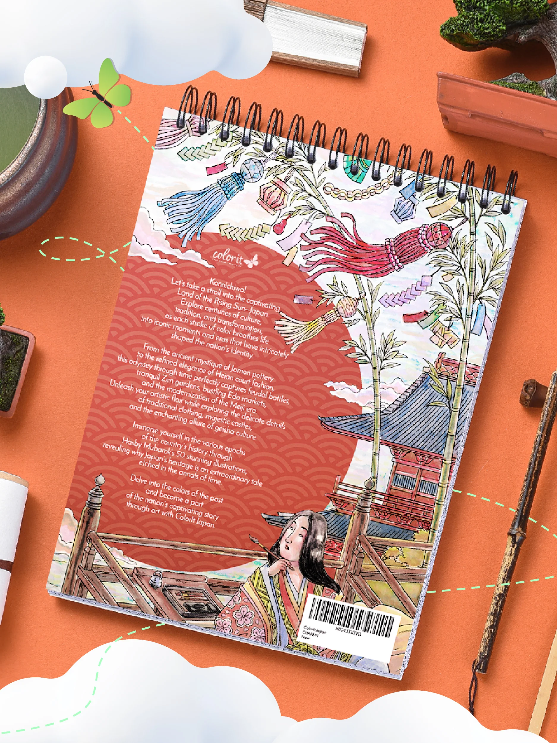 ColorIt Japan Coloring Book for Adults Illustrated By Hasby Mubarok - Image 8