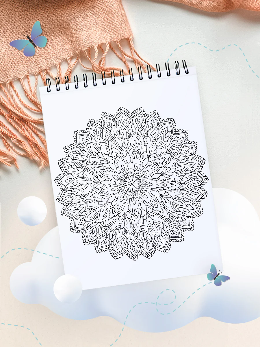 ColorIt Mandalas To Color, Volume IX Coloring Book for Adults Illustrated By Terbit Basuki - Image 3