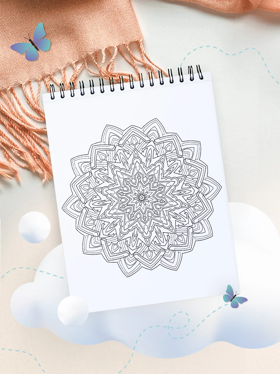 ColorIt Mandalas To Color, Volume IX Coloring Book for Adults Illustrated By Terbit Basuki - Image 6