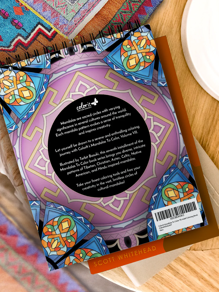 ColorIt Mandalas to Color, Volume VII Coloring Book for Adults by Terbit Basuki - Image 8