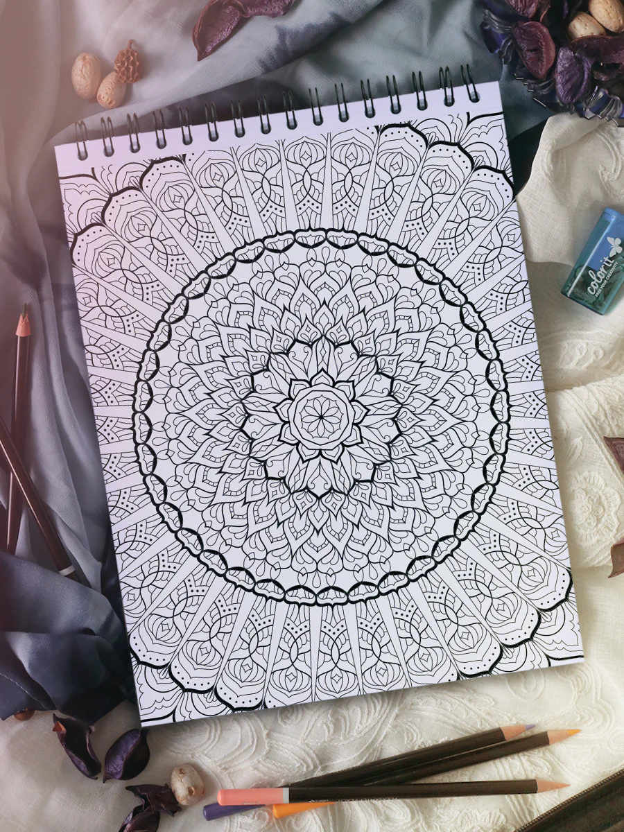 ColorIt Mandalas to Color, Volume VIII Coloring Book for Adults Illustrated By Terbit Basuki - Image 3