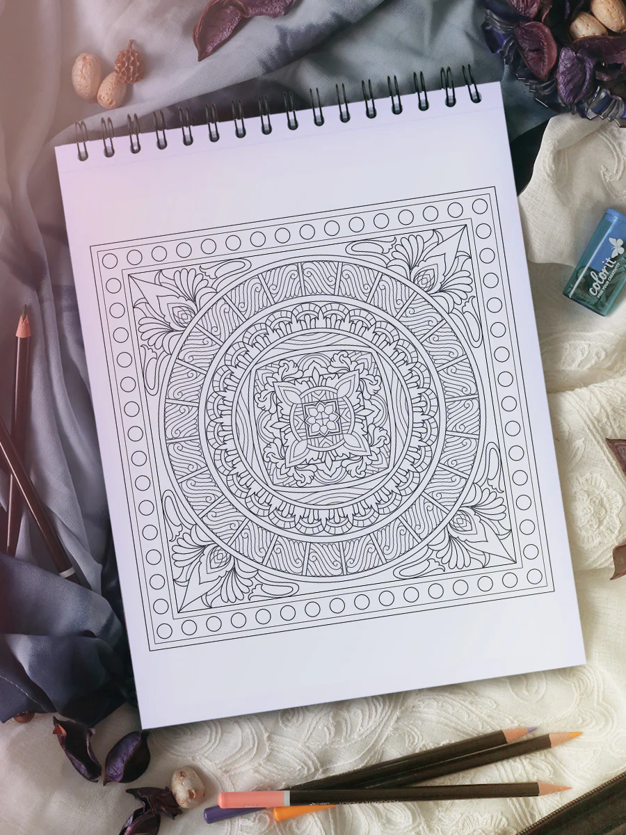 ColorIt Mandalas to Color, Volume VIII Coloring Book for Adults Illustrated By Terbit Basuki - Image 4