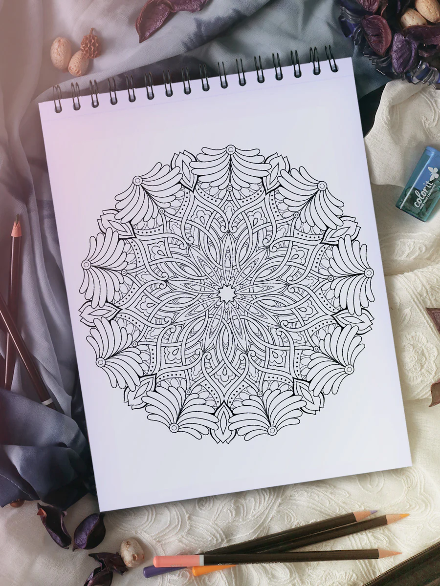 ColorIt Mandalas to Color, Volume VIII Coloring Book for Adults Illustrated By Terbit Basuki - Image 6