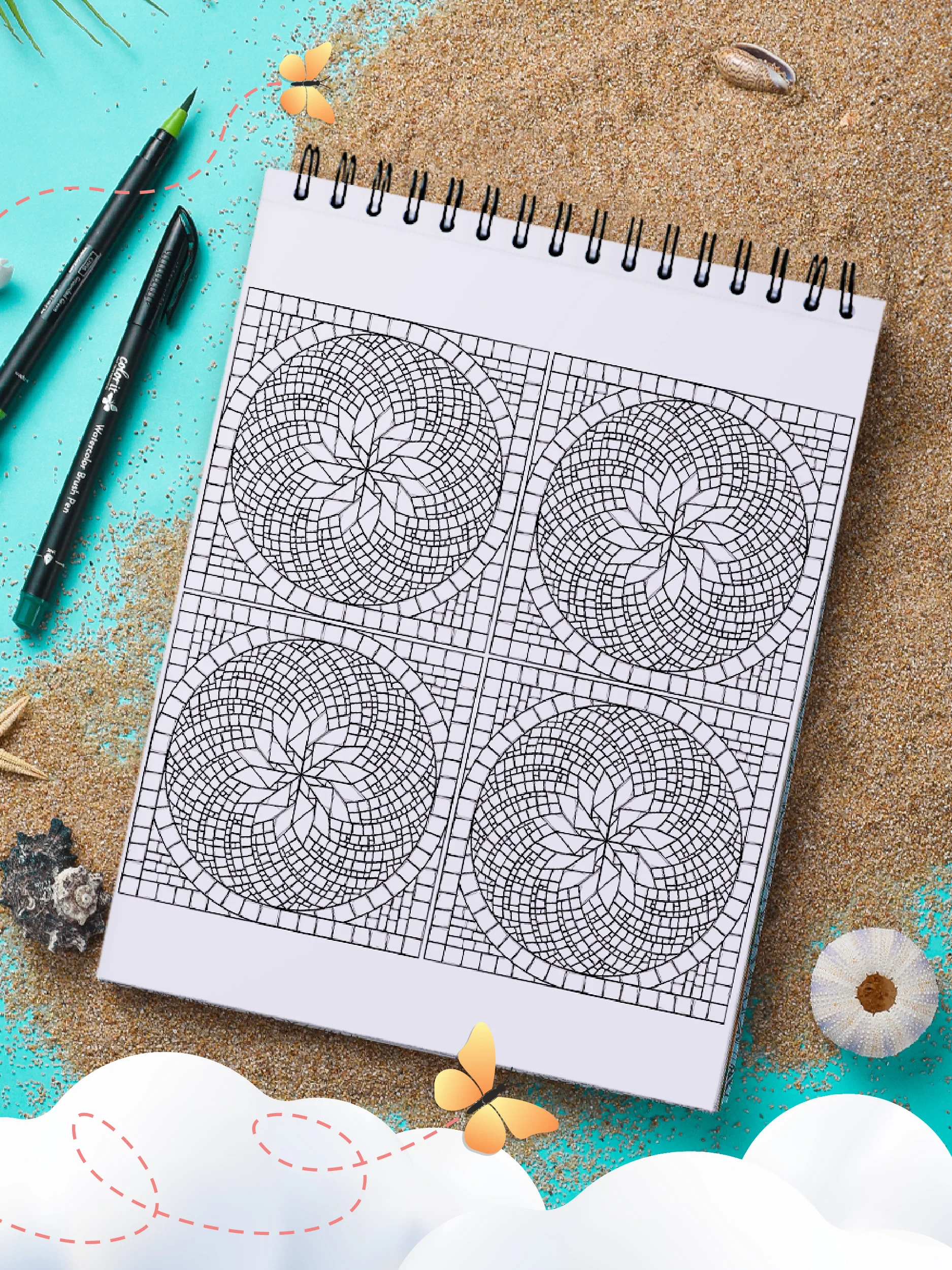 ColorIt Mandalas To Color, Volume X, Coloring Book for Adults Illustrated By Terbit Basuki - Image 2