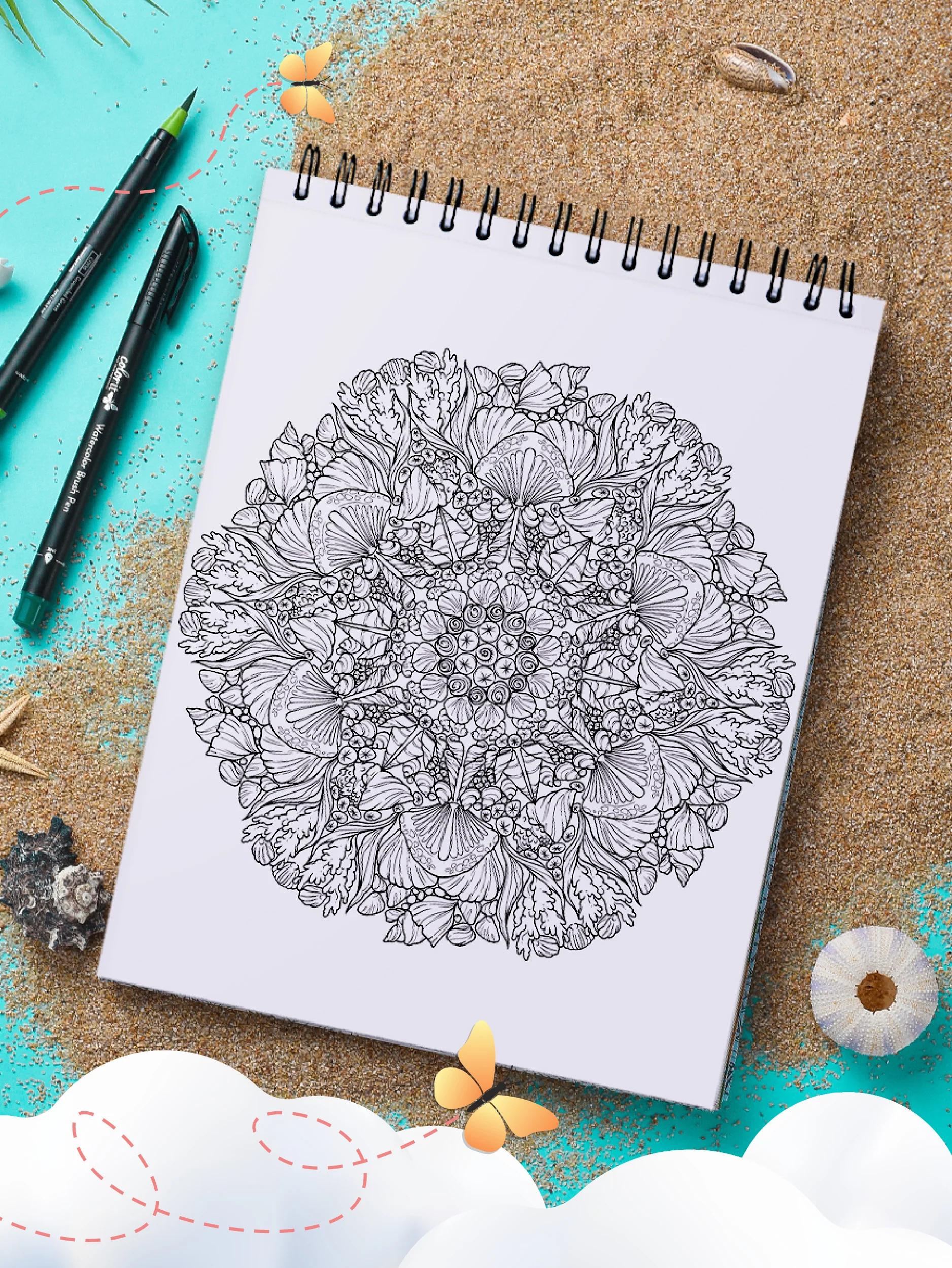 ColorIt Mandalas To Color, Volume X, Coloring Book for Adults Illustrated By Terbit Basuki - Image 3