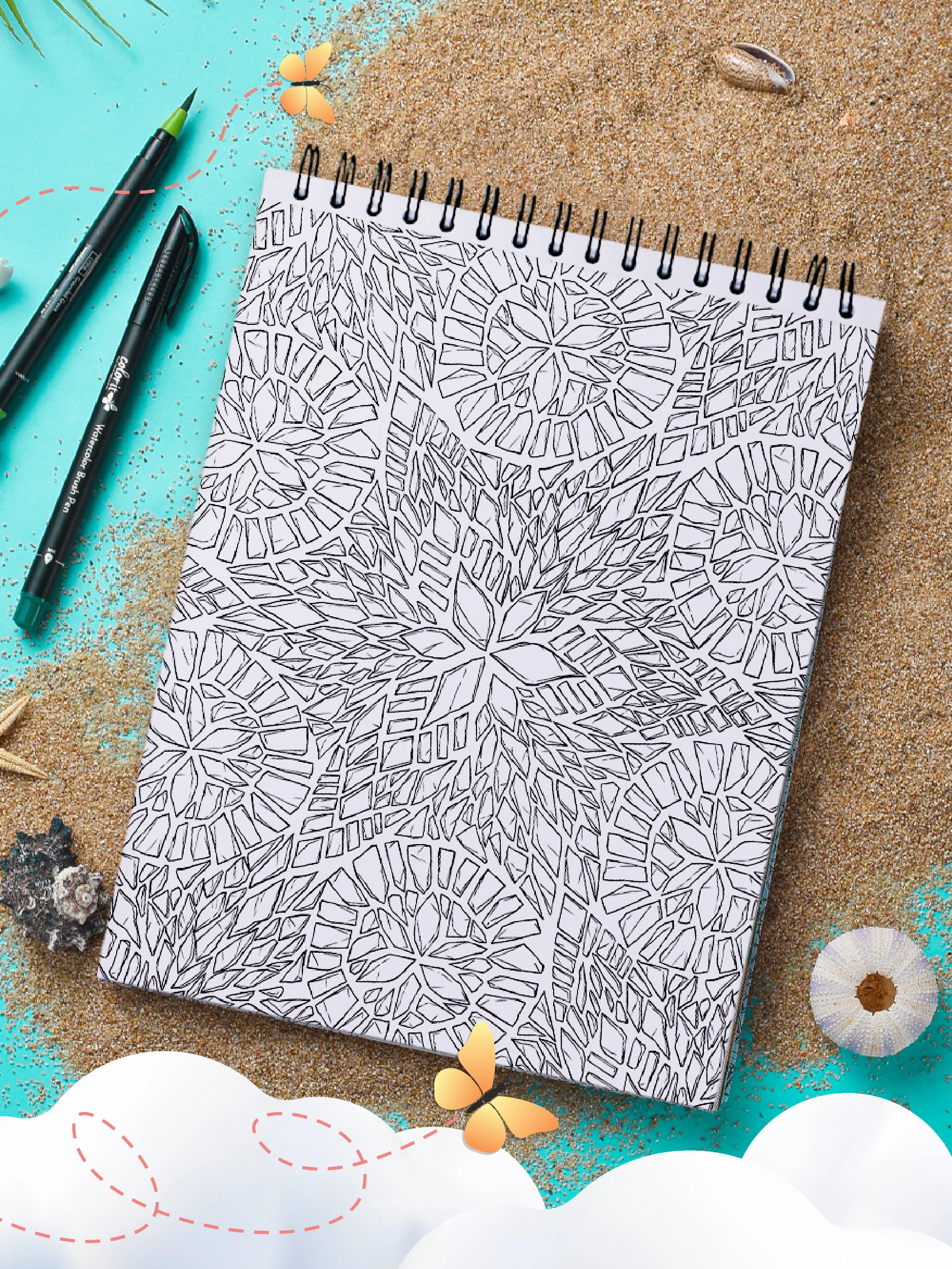 ColorIt Mandalas To Color, Volume X, Coloring Book for Adults Illustrated By Terbit Basuki - Image 4