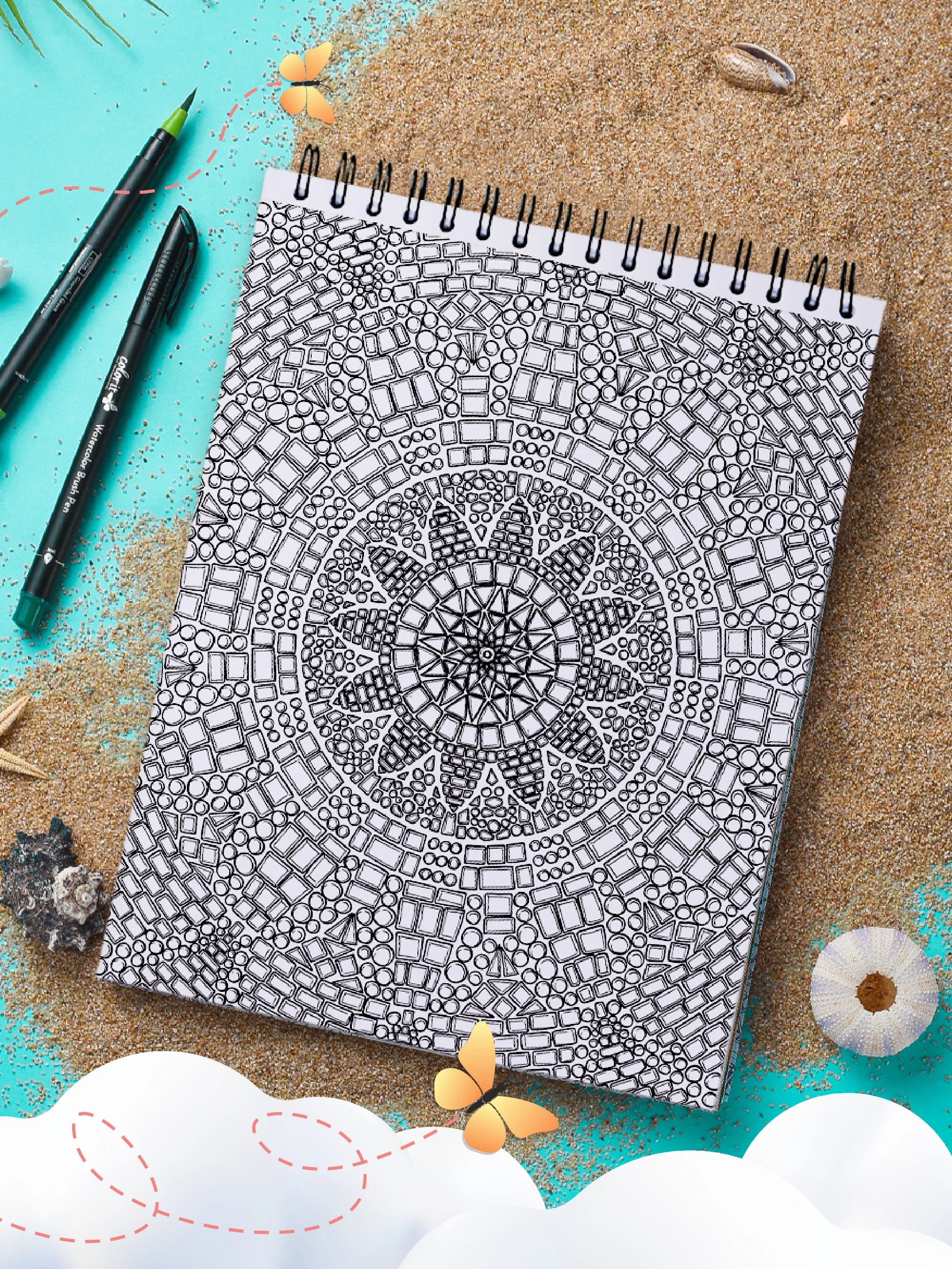 ColorIt Mandalas To Color, Volume X, Coloring Book for Adults Illustrated By Terbit Basuki - Image 5