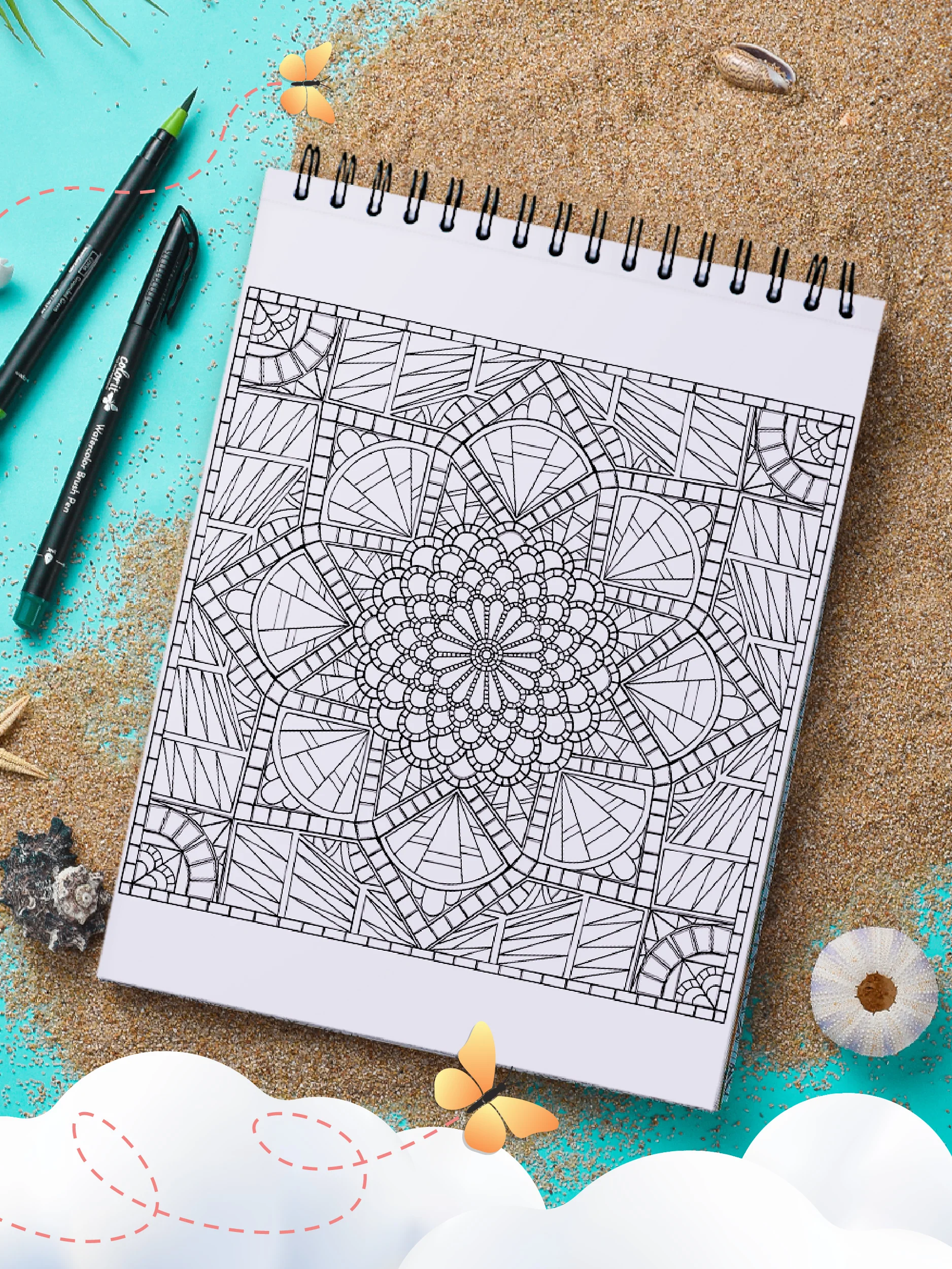 ColorIt Mandalas To Color, Volume X, Coloring Book for Adults Illustrated By Terbit Basuki - Image 6