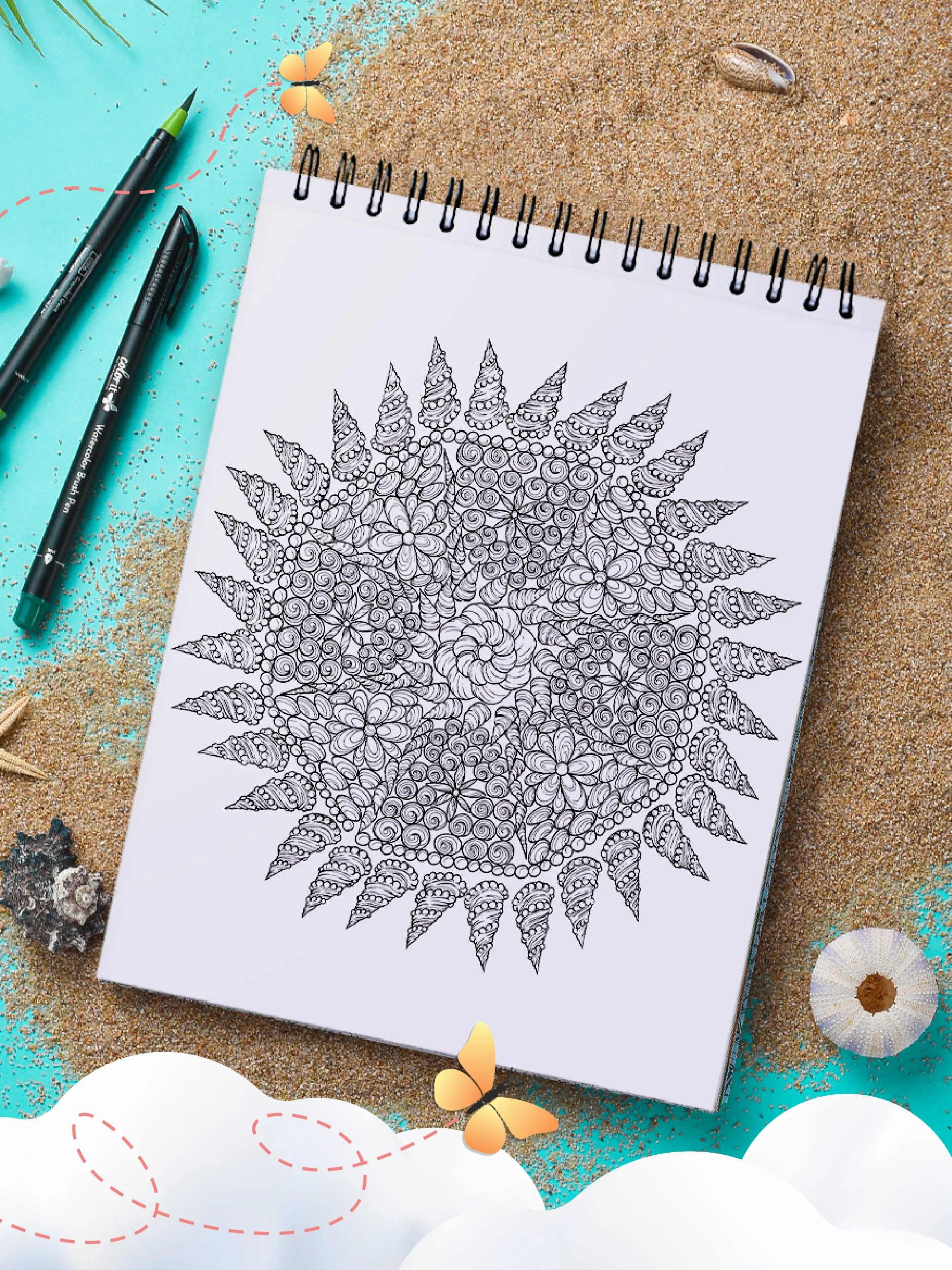 ColorIt Mandalas To Color, Volume X, Coloring Book for Adults Illustrated By Terbit Basuki - Image 7